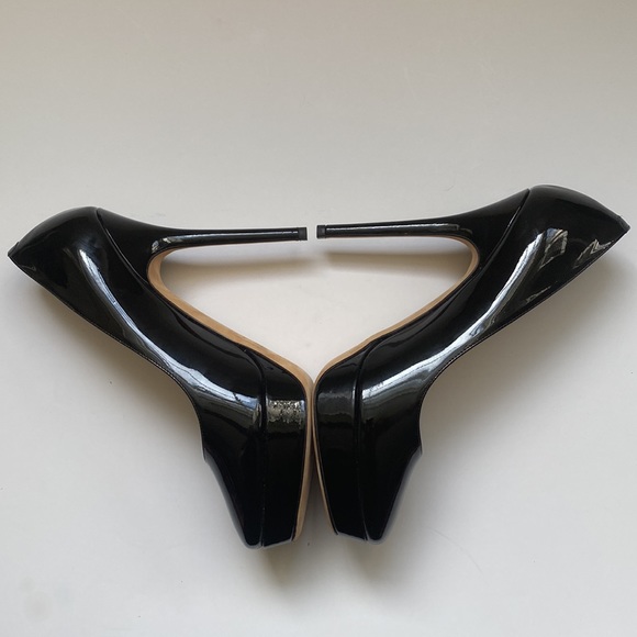 Jimmy Choo Black Patent Platform Pumps - Picture 4 of 16